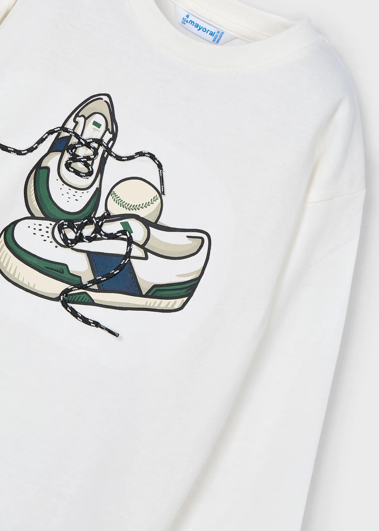 BOY Mayoral Boy Shoes Print T-Shirt