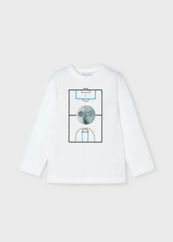 BOY Mayoral Boy Soccer Print T-Shirt