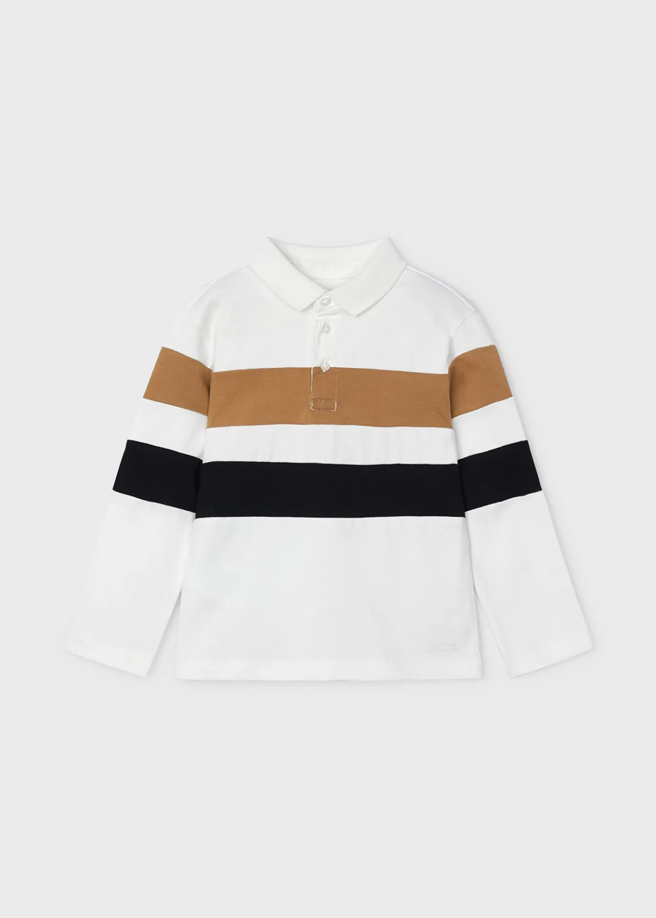 BOY Mayoral Boy Striped Polo Shirt
