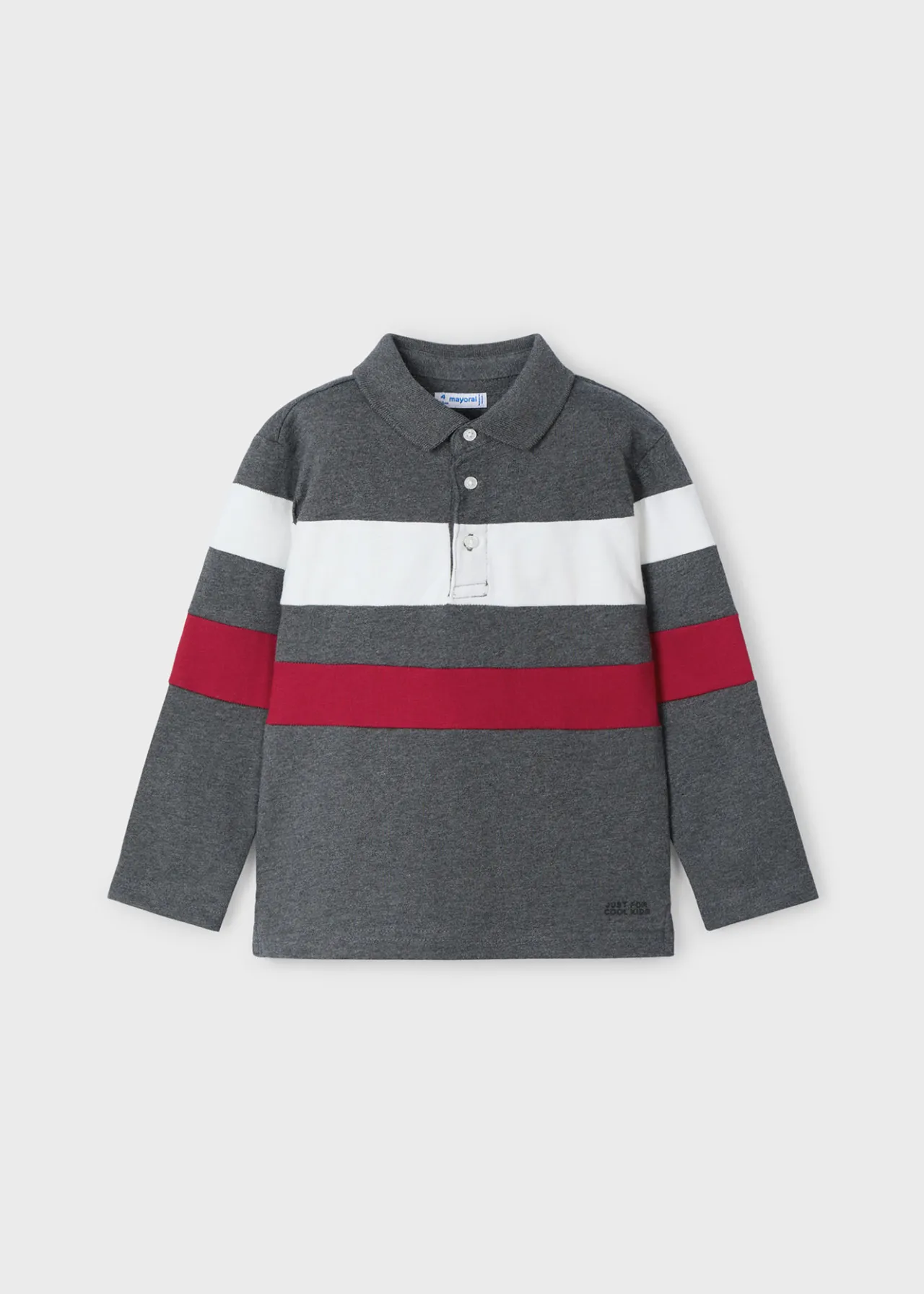 BOY Mayoral Boy Striped Polo Shirt