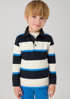 BOY Mayoral Boy Striped Polo Shirt
