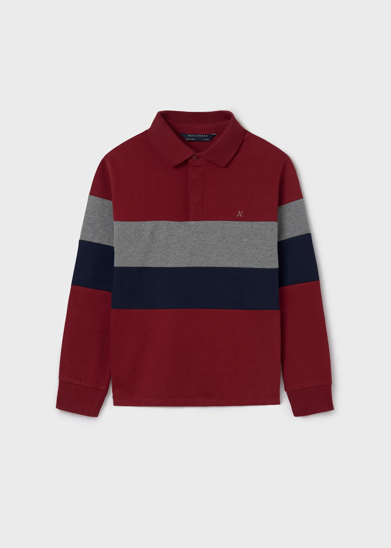 BOY Mayoral Boy Striped Polo Shirt