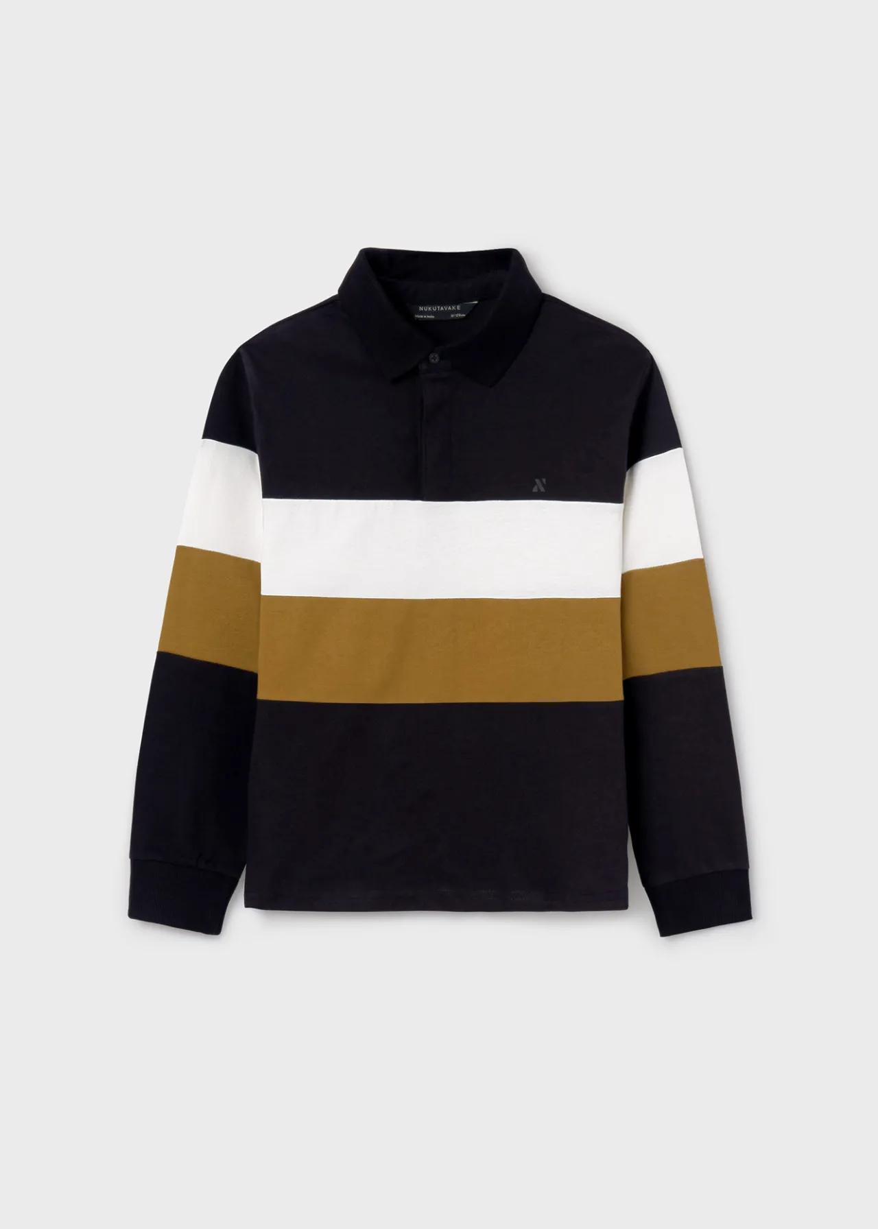 BOY Mayoral Boy Striped Polo Shirt