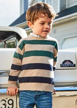 BOY Mayoral Boy Striped Sweater