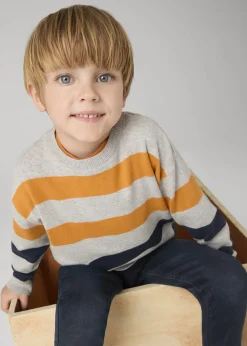 BOY Mayoral Boy Striped Sweater