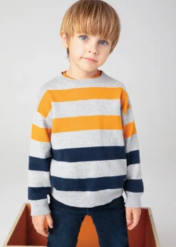 BOY Mayoral Boy Striped Sweater