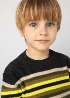 BOY Mayoral Boy Striped Sweater