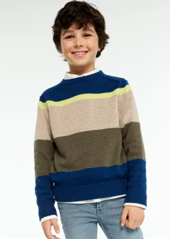 BOY Mayoral Boy Striped Sweater