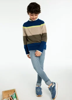 BOY Mayoral Boy Striped Sweater