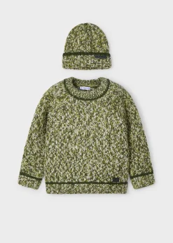 BOY Mayoral Boy Sweater with Beanie