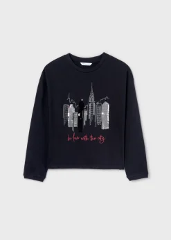 Mayoral Girl City Print T-Shirt