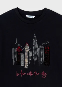 Mayoral Girl City Print T-Shirt