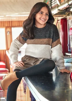 Mayoral Girl Color Block Sweater