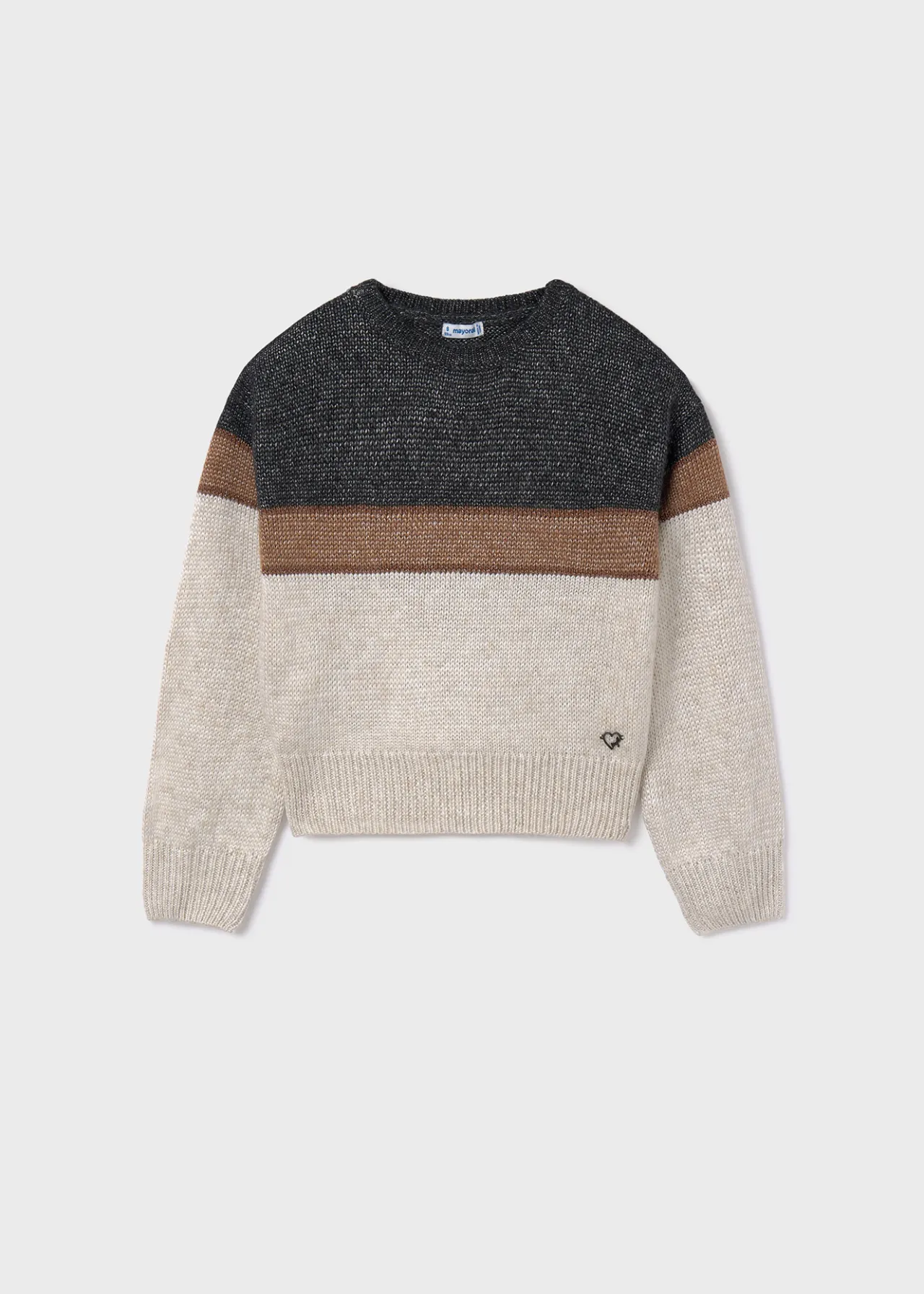 Mayoral Girl Color Block Sweater