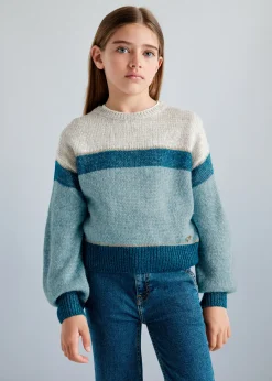 Mayoral Girl Color Block Sweater