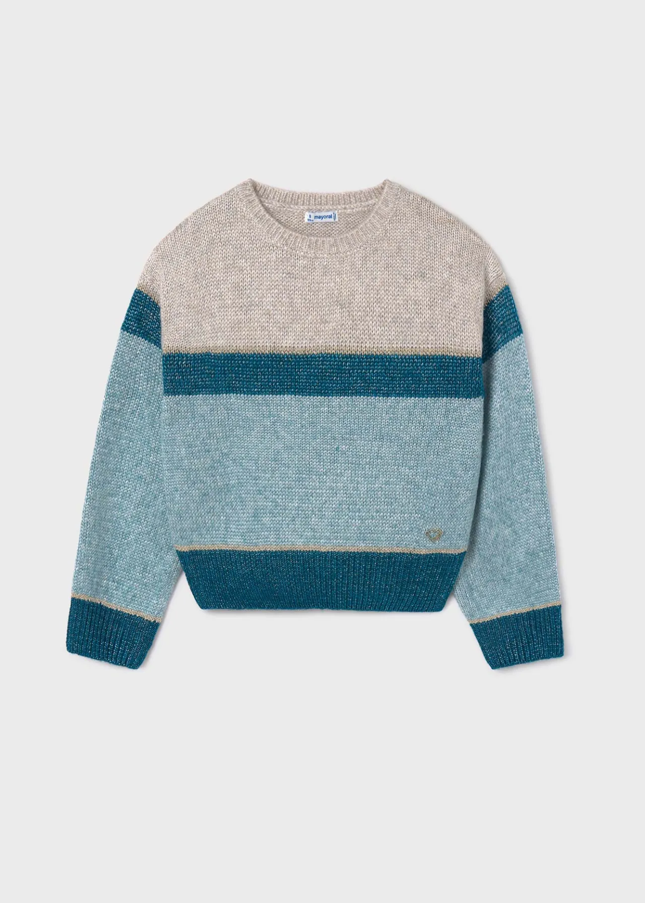 Mayoral Girl Color Block Sweater