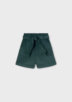Mayoral Girl Corduroy Shorts