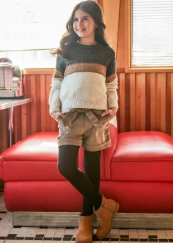 Mayoral Girl Corduroy Shorts
