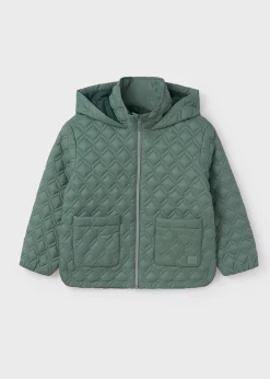 Mayoral Girl Diamond Quilted Coat
