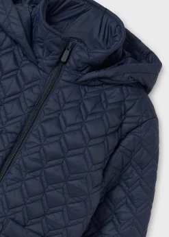 Mayoral Girl Diamond Quilted Coat