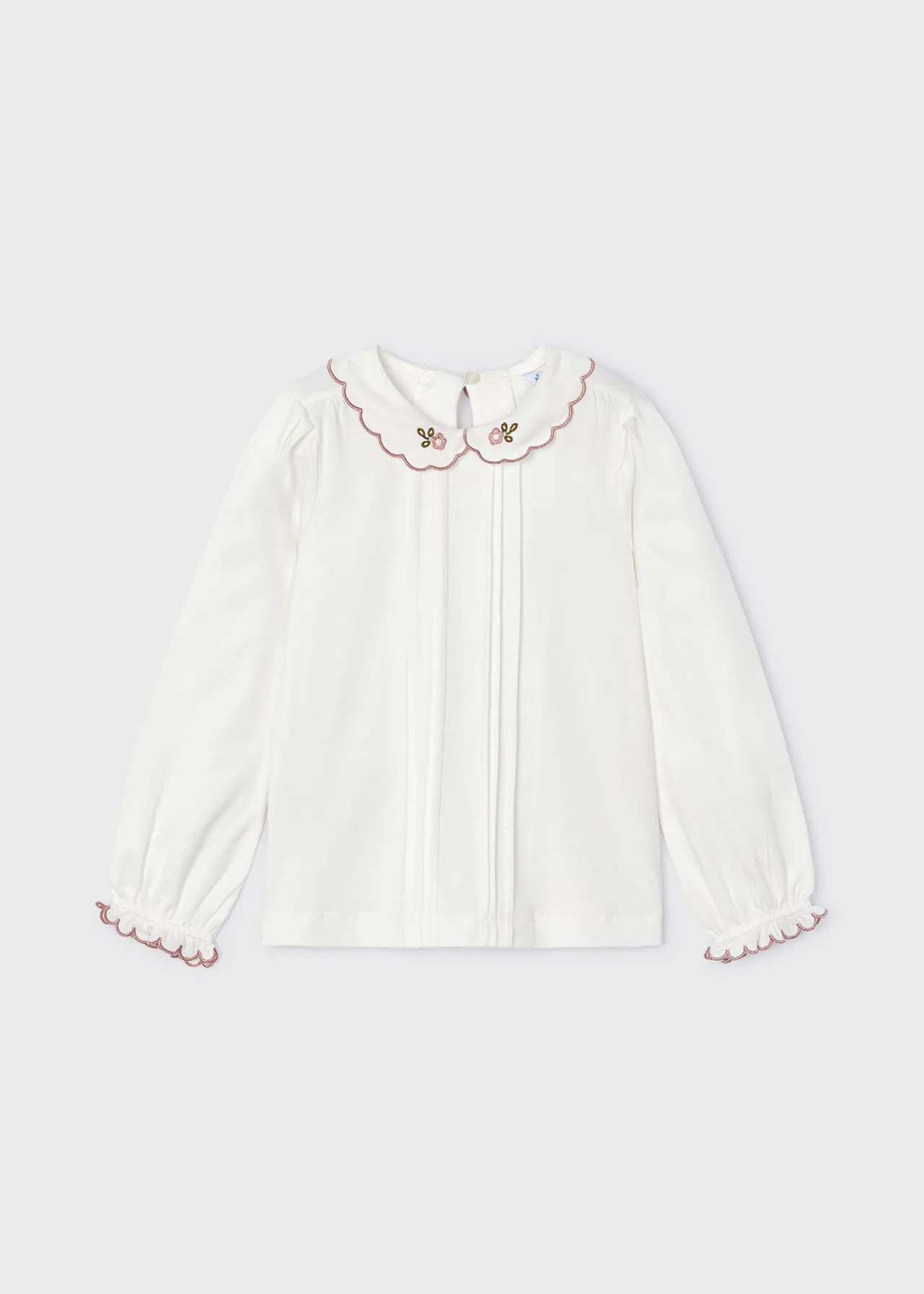 Mayoral Girl Embroidered Blouse