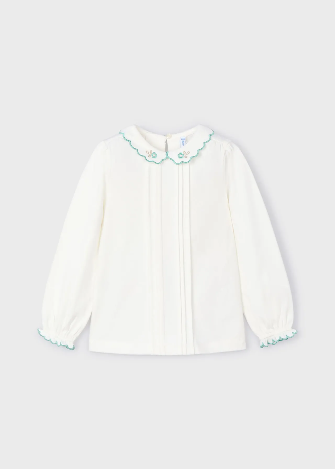 Mayoral Girl Embroidered Blouse