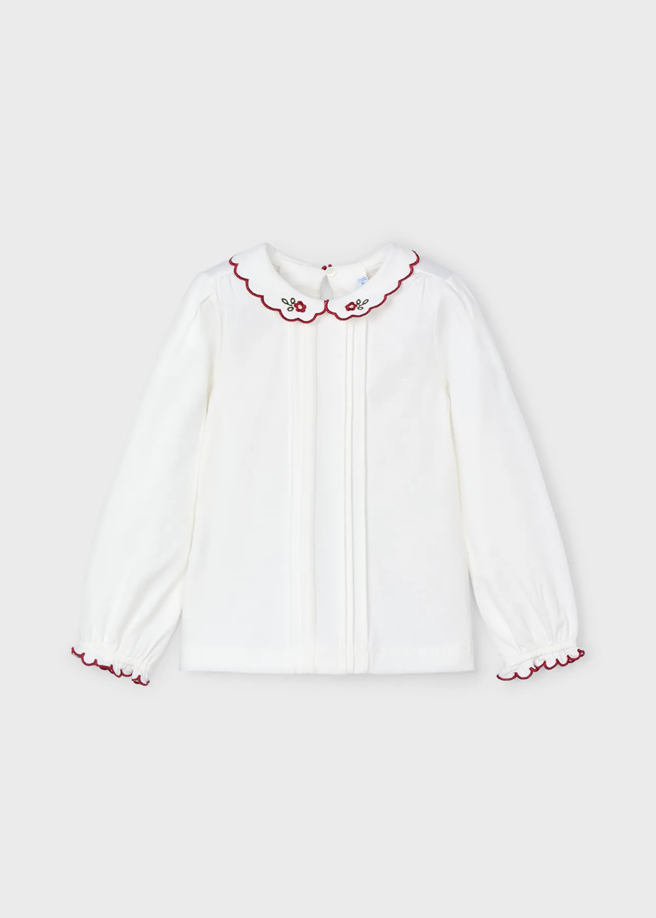 Mayoral Girl Embroidered Blouse