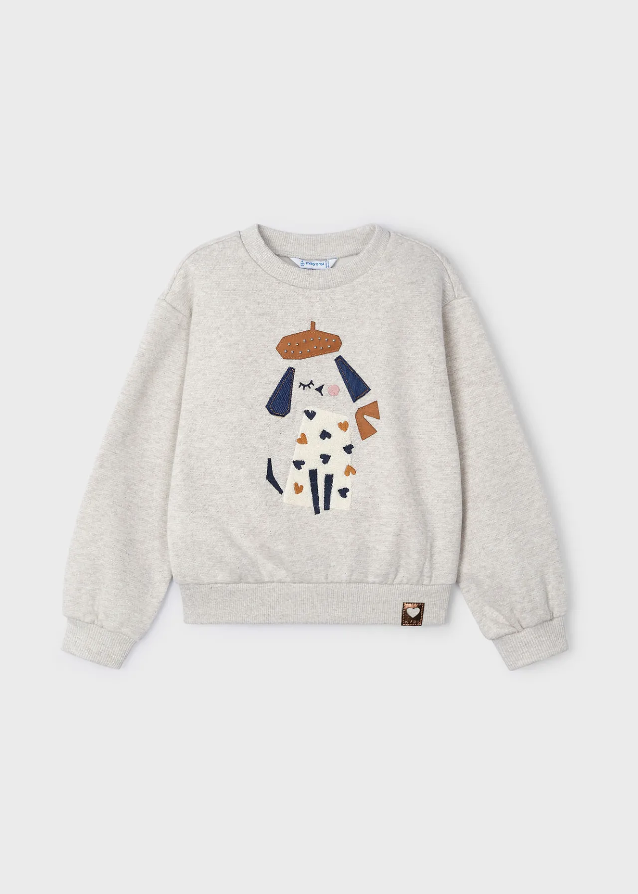 Mayoral Girl Embroidered Sweatshirt
