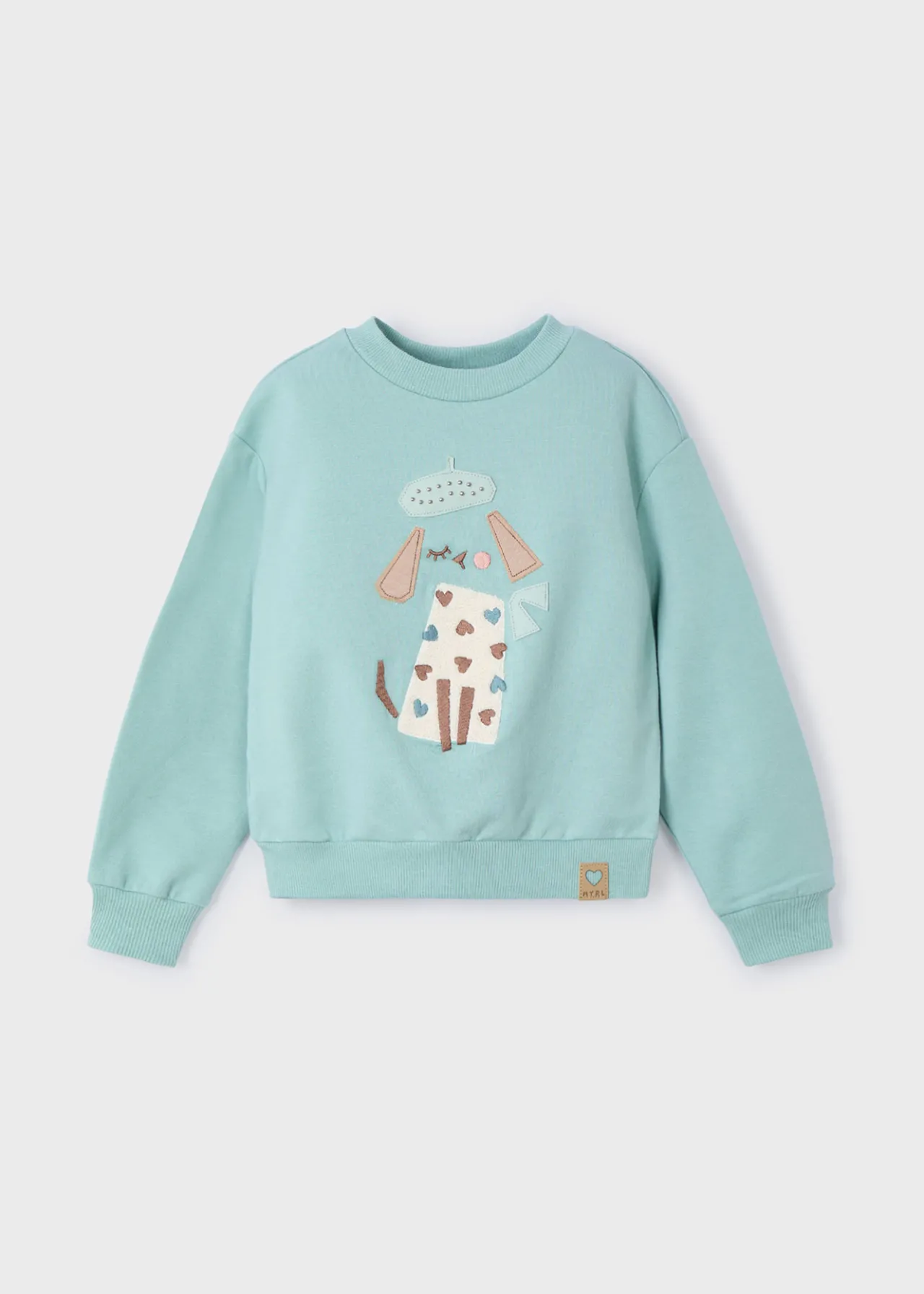 Mayoral Girl Embroidered Sweatshirt