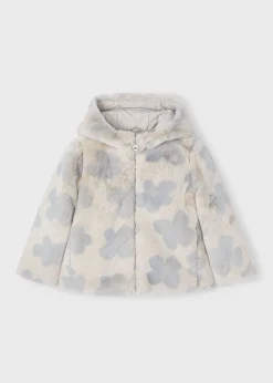 Mayoral Girl Faux Fur Coat