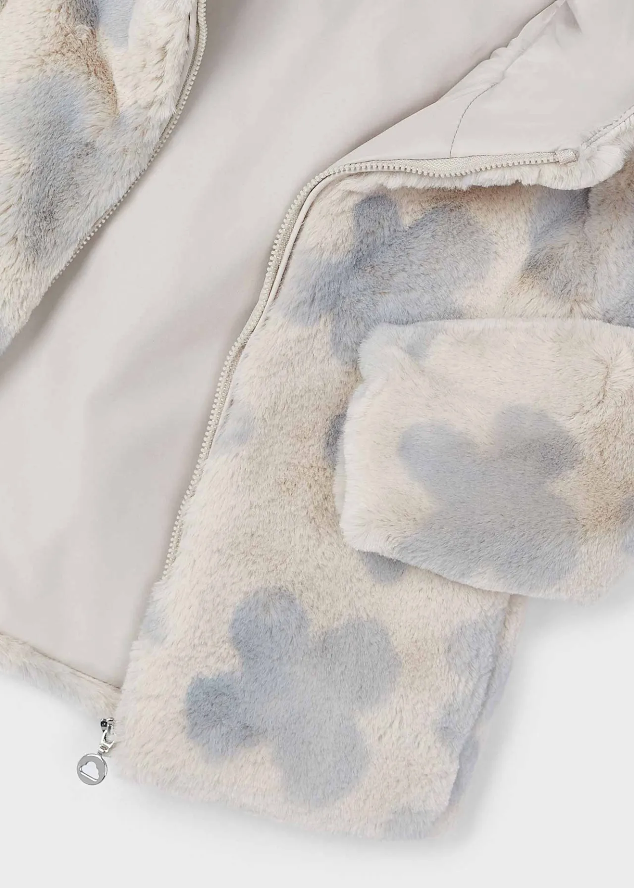 Mayoral Girl Faux Fur Coat