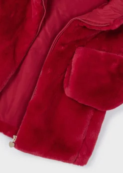 Mayoral Girl Faux Fur Coat