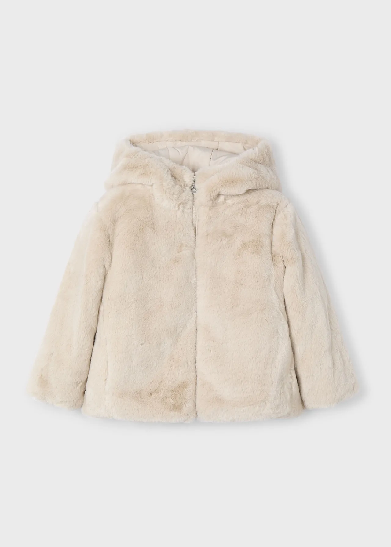 Mayoral Girl Faux Fur Coat