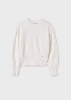 Mayoral Girl Faux Fur Sweater