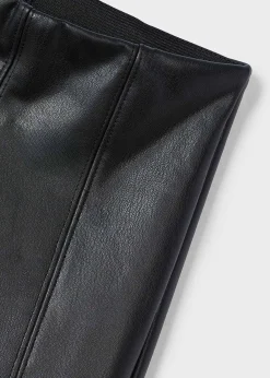 Mayoral Girl Faux Leather Leggings