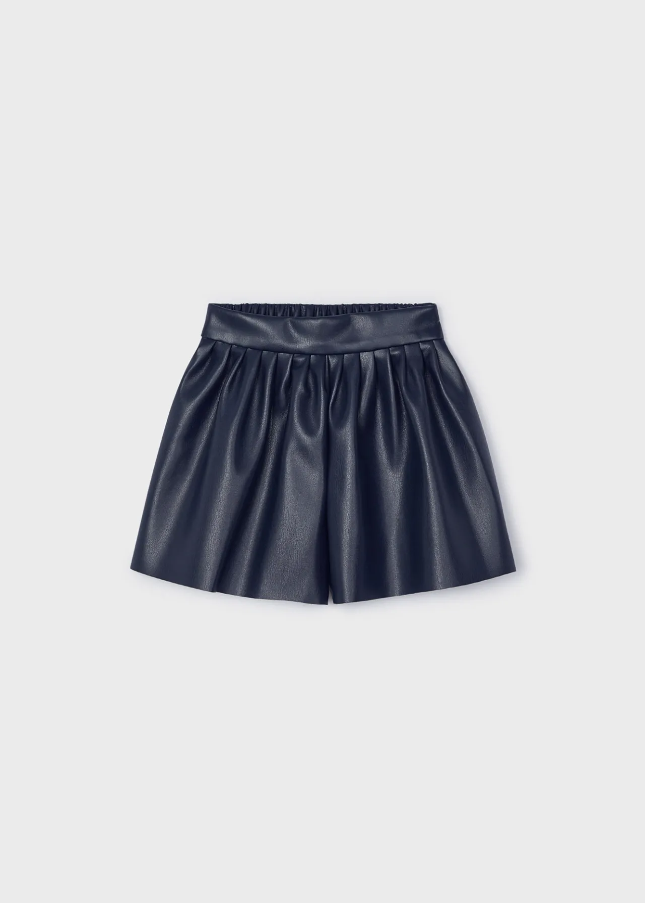 Mayoral Girl Faux Leather Shorts