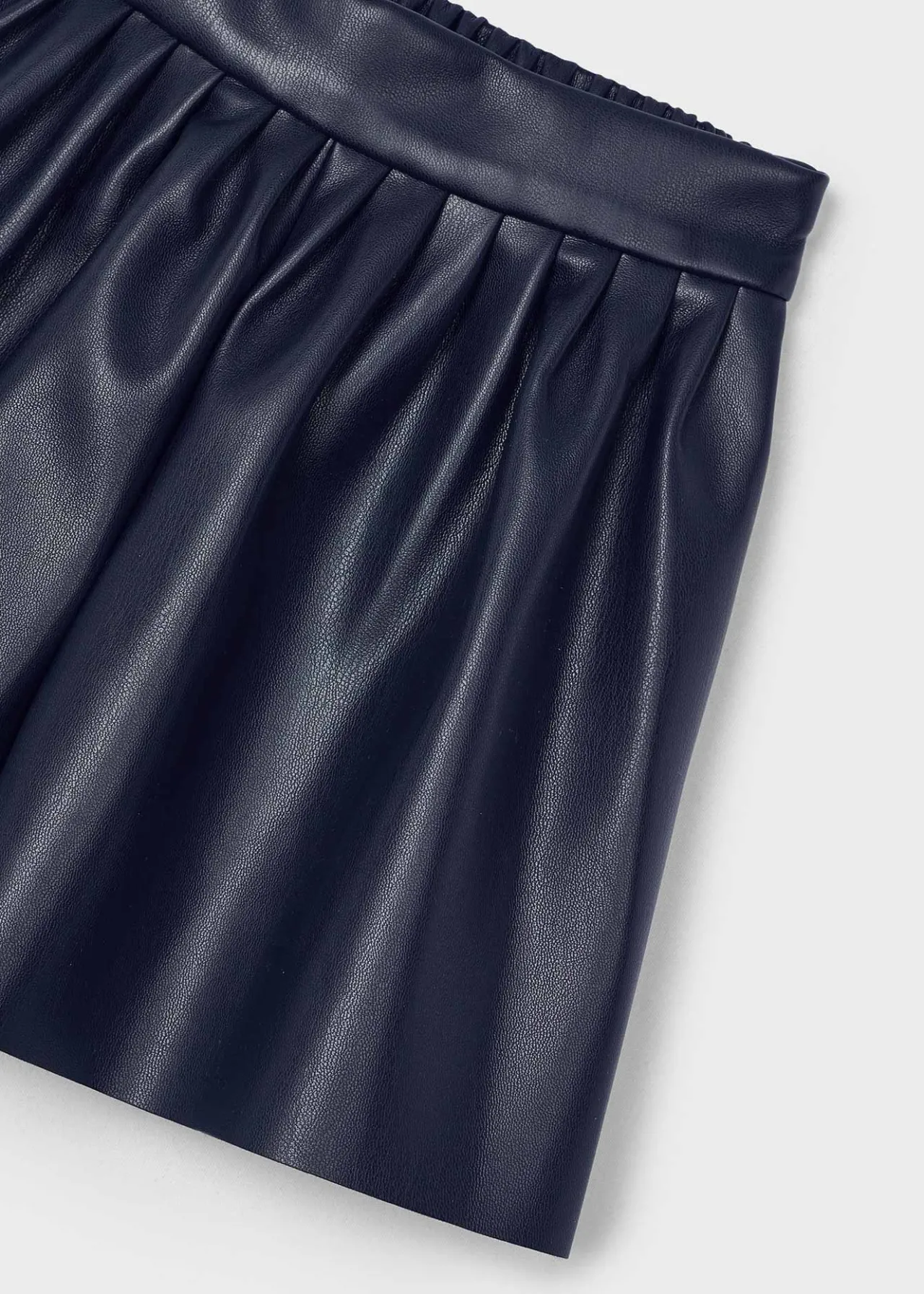 Mayoral Girl Faux Leather Shorts
