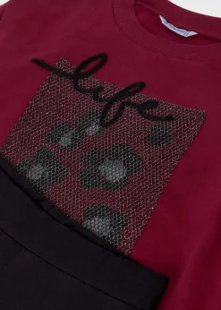 Mayoral Girl Flared Leggings and Sweatshirt Set
