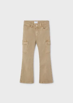 Mayoral Girl Flared Pants with Pockets