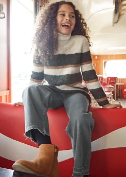 Mayoral Girl Flared Twill Pants