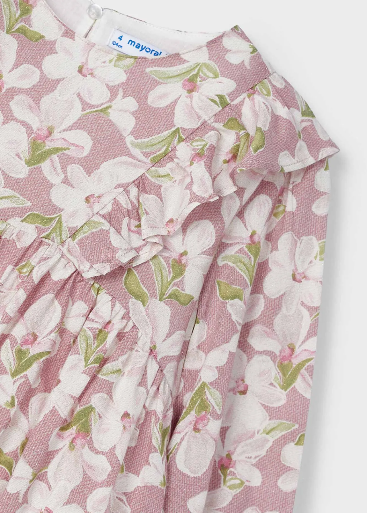 Mayoral Girl Floral Print Dress