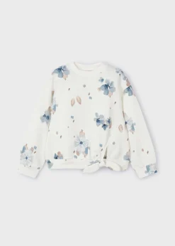 Mayoral Girl Floral Sweatshirt