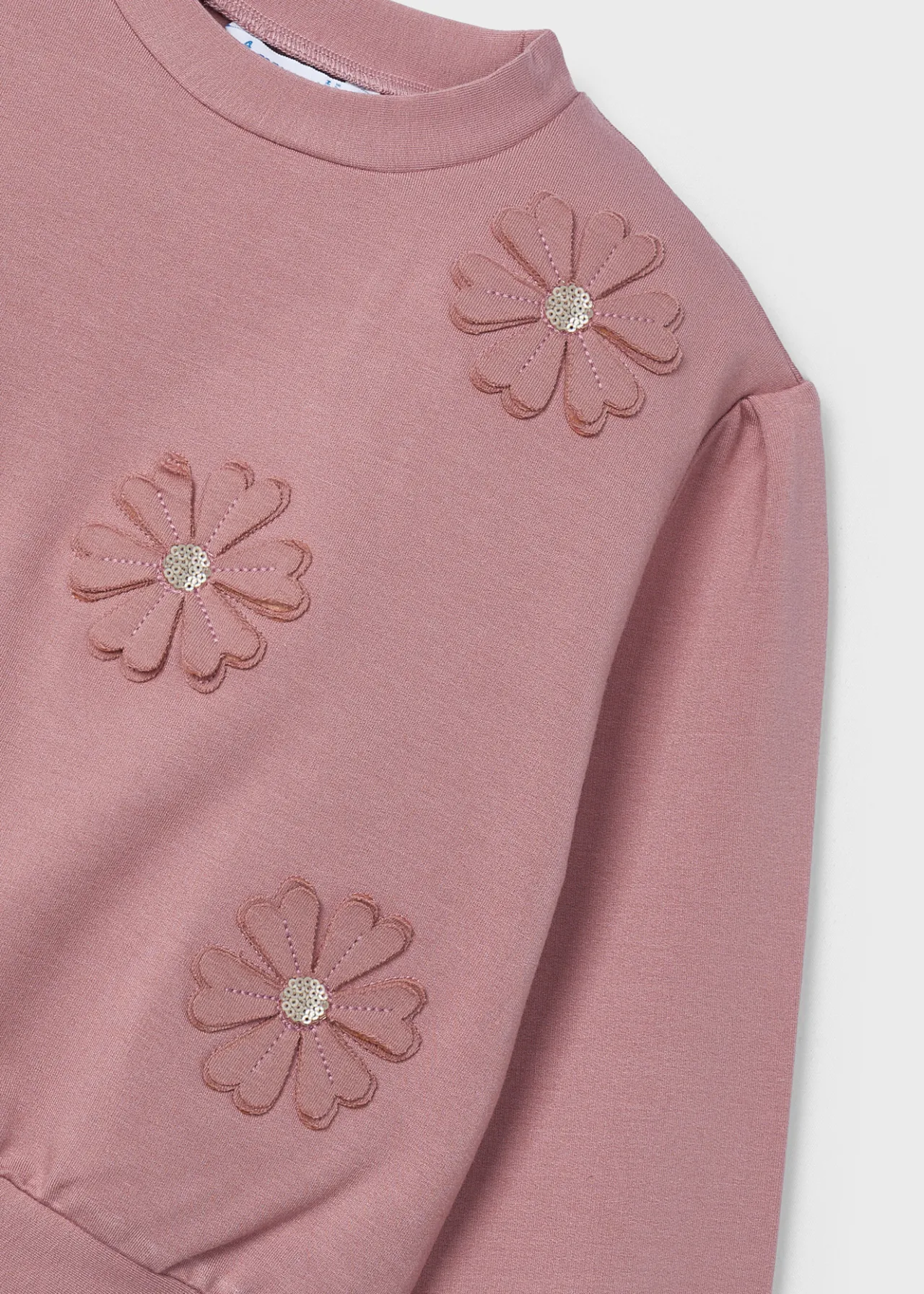 Mayoral Girl Flower Applique Sweater