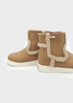 Mayoral Girl Fur Detail Boots