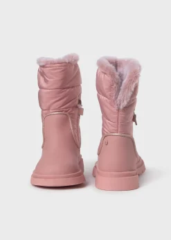 Mayoral Girl Fur Lined Boots