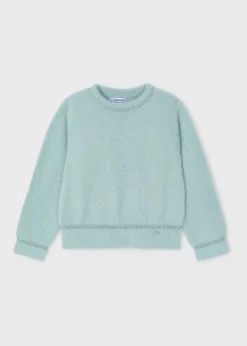 Mayoral Girl Fur Sweater