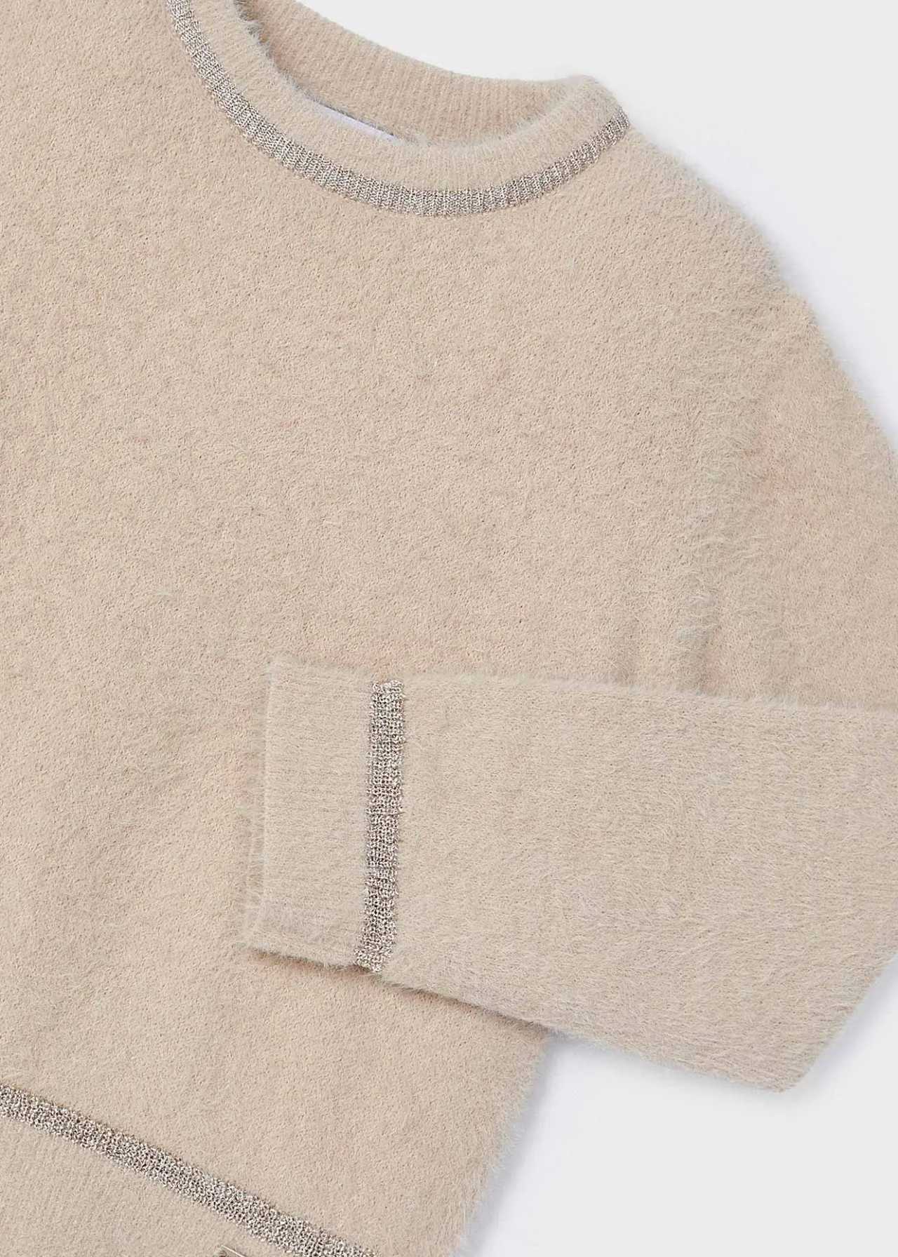 Mayoral Girl Fur Sweater