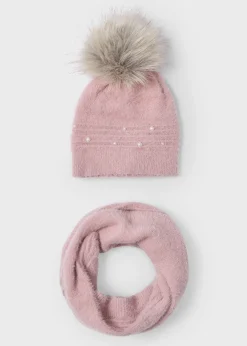 Mayoral Girl Hat and Snood Set