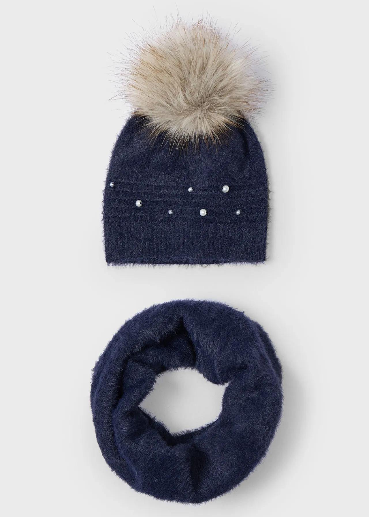 Mayoral Girl Hat and Snood Set