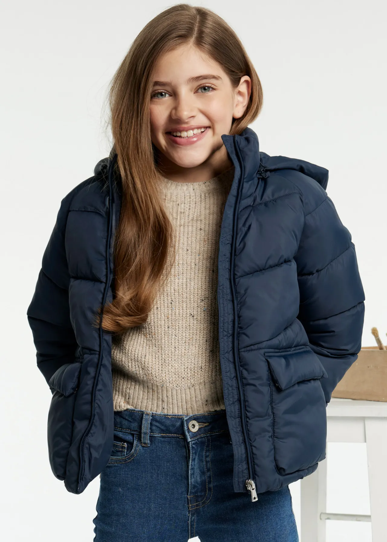Mayoral Girl Hooded Coat